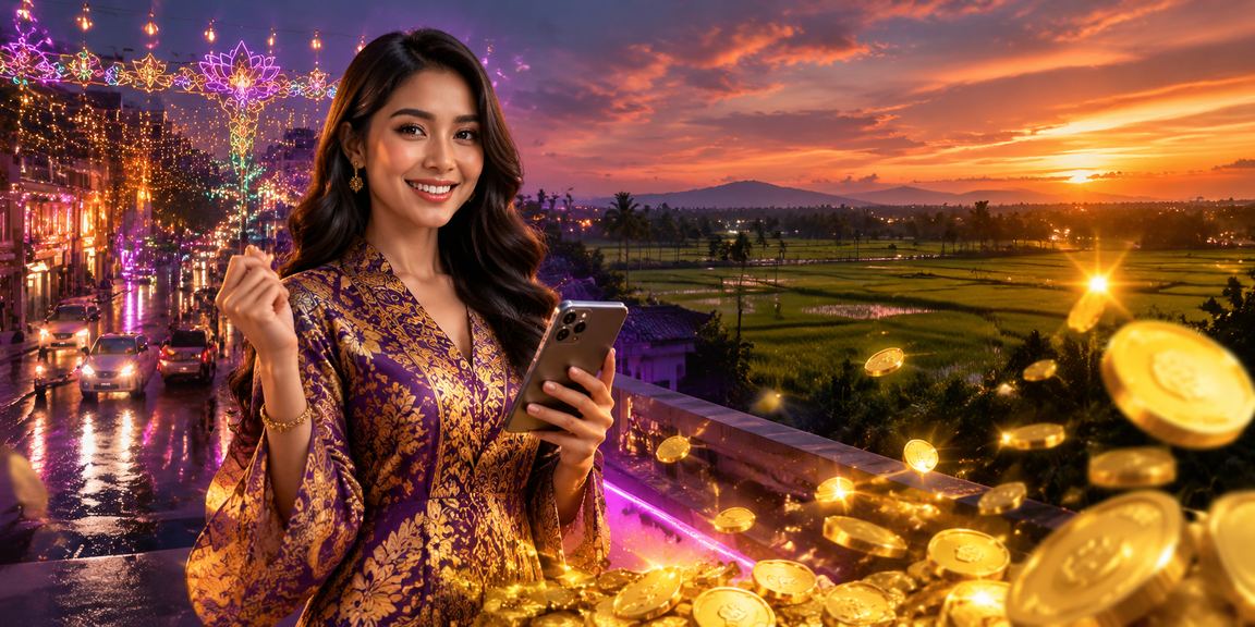 Paparan deposit bertema batik di Kedah pada peranti mudah alih